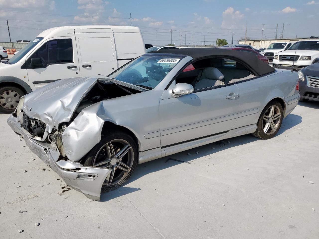 2002 Mercedes-benz Clk 430 Silver vin: WDBLK70G92T102569