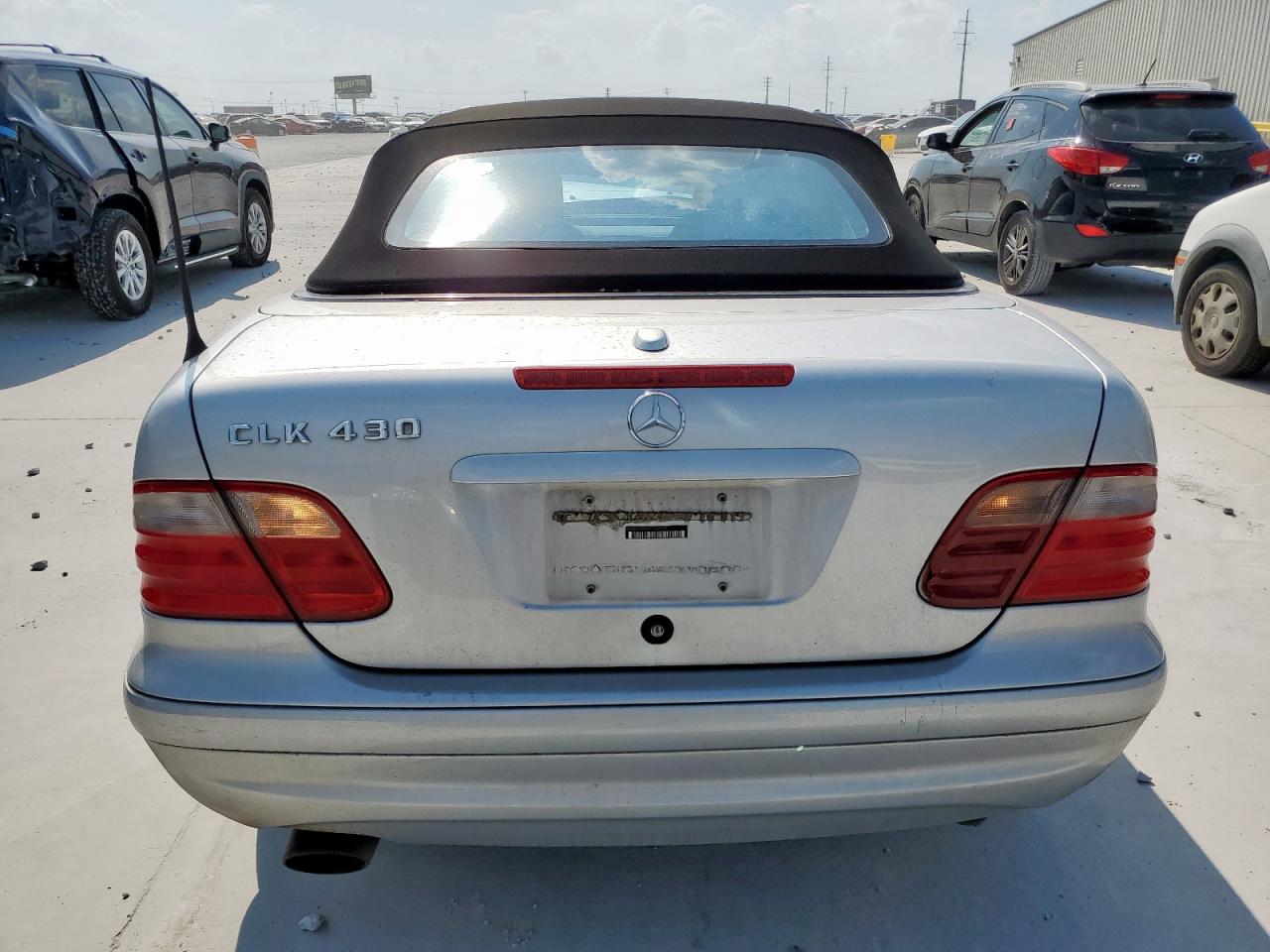 2002 Mercedes-benz Clk 430 Silver vin: WDBLK70G92T102569