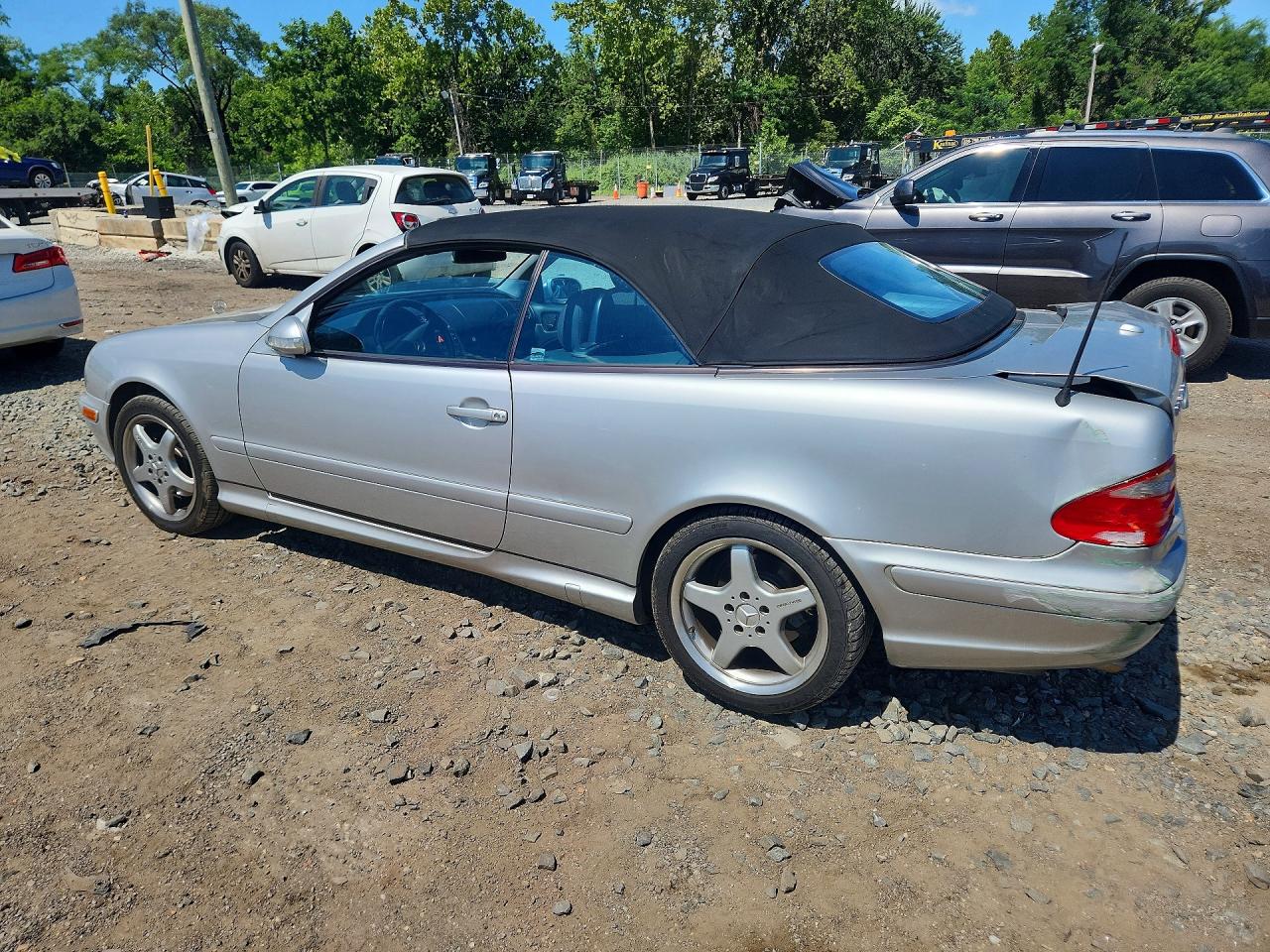 2002 Mercury Clk 430 Amg Silver vin: WDBLK70G92T108808