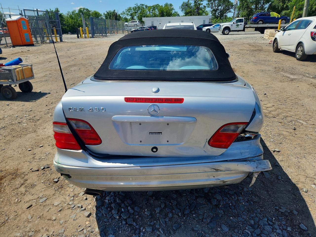 2002 Mercury Clk 430 Amg Silver vin: WDBLK70G92T108808