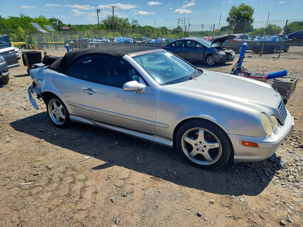 2002 Mercury Clk 430 Amg Silver vin: WDBLK70G92T108808
