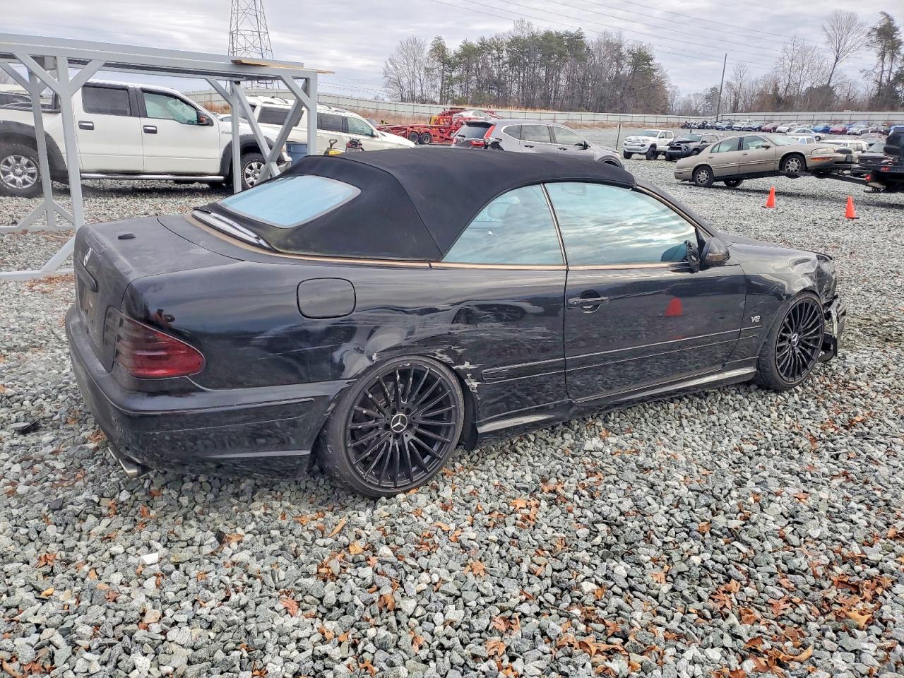 2002 Mercedes-benz Clk 430 Black vin: WDBLK70G92T125351