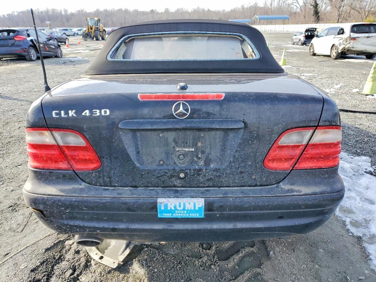 2003 Mercedes-benz Clk 430 Black vin: WDBLK70G93T139106