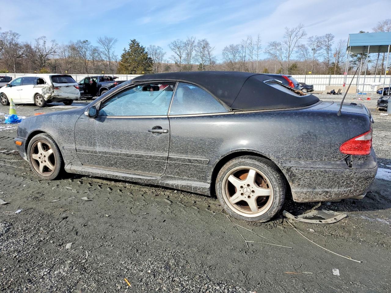 2003 Mercedes-benz Clk 430 Black vin: WDBLK70G93T139106
