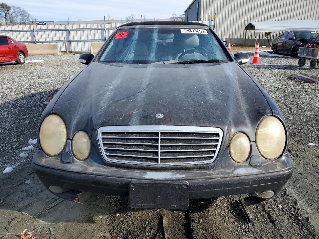 2003 Mercedes-benz Clk 430 Black vin: WDBLK70G93T139106