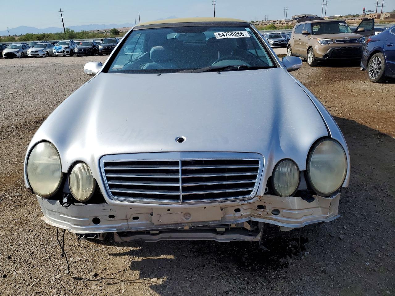 2001 Mercedes-benz Clk 430 Silver vin: WDBLK70GX1T056443