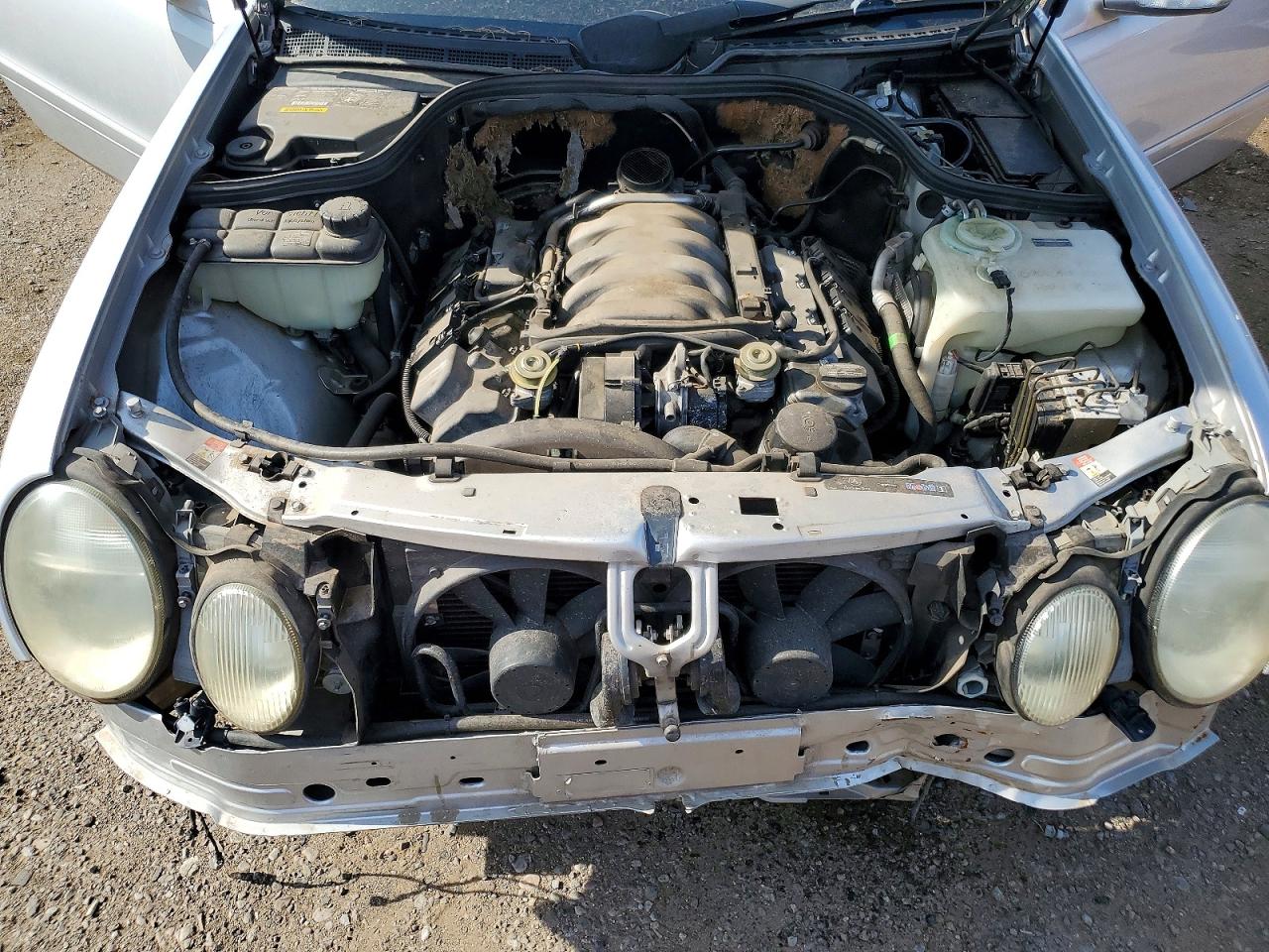 2001 Mercedes-benz Clk 430 Silver vin: WDBLK70GX1T056443