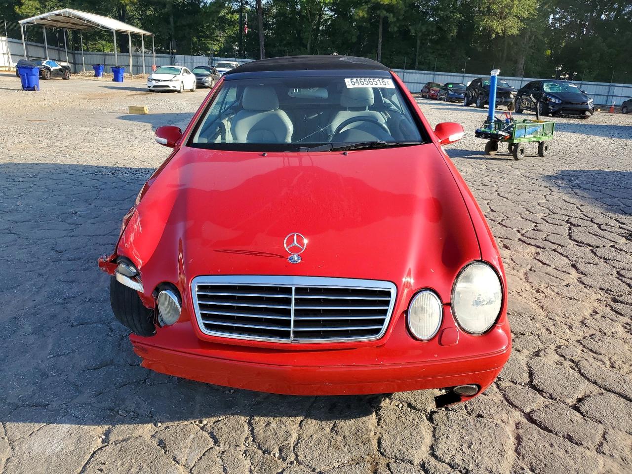 2001 Mercedes-benz Clk 430 Red vin: WDBLK70GX1T065756