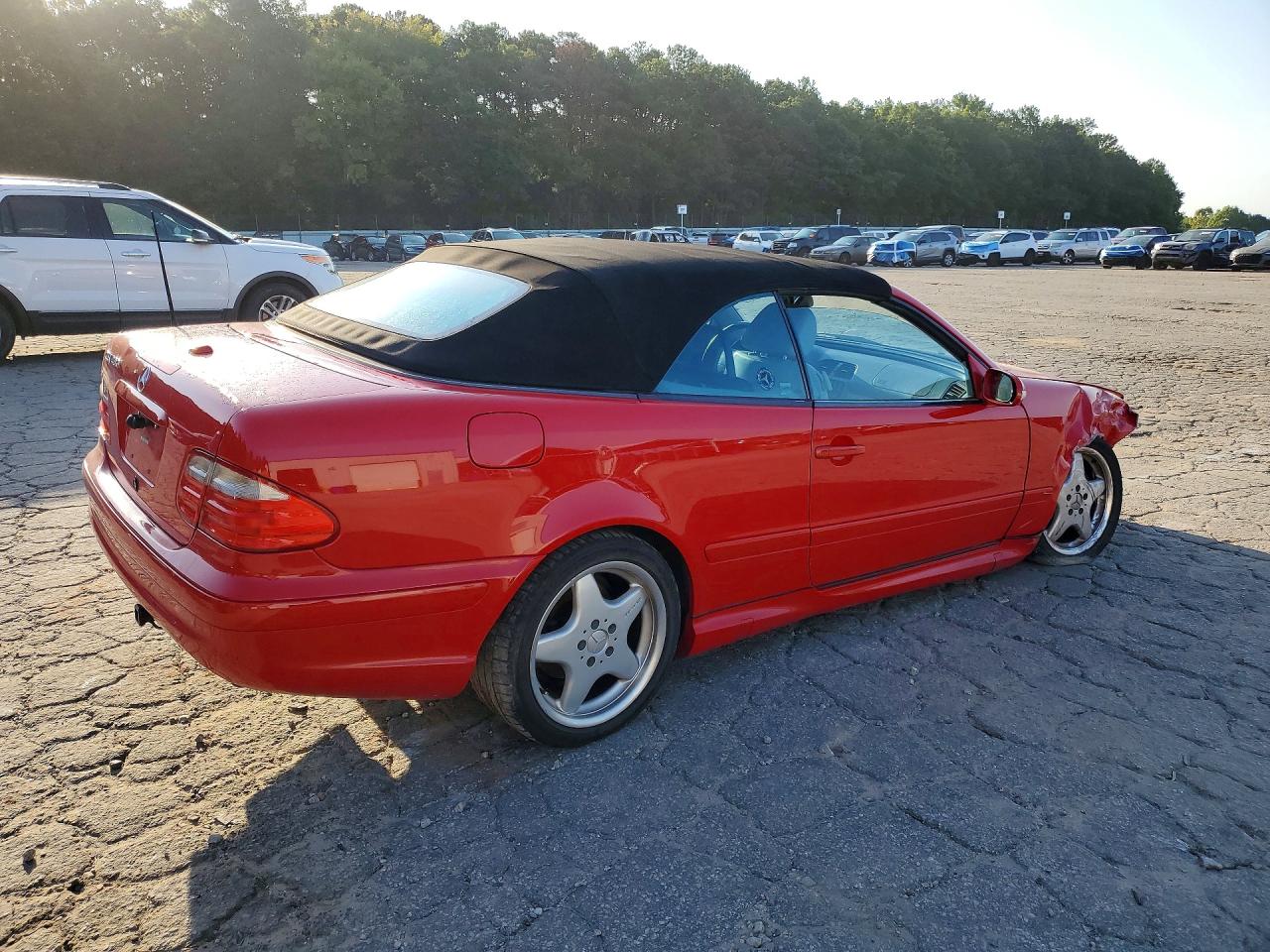 2001 Mercedes-benz Clk 430 Red vin: WDBLK70GX1T065756