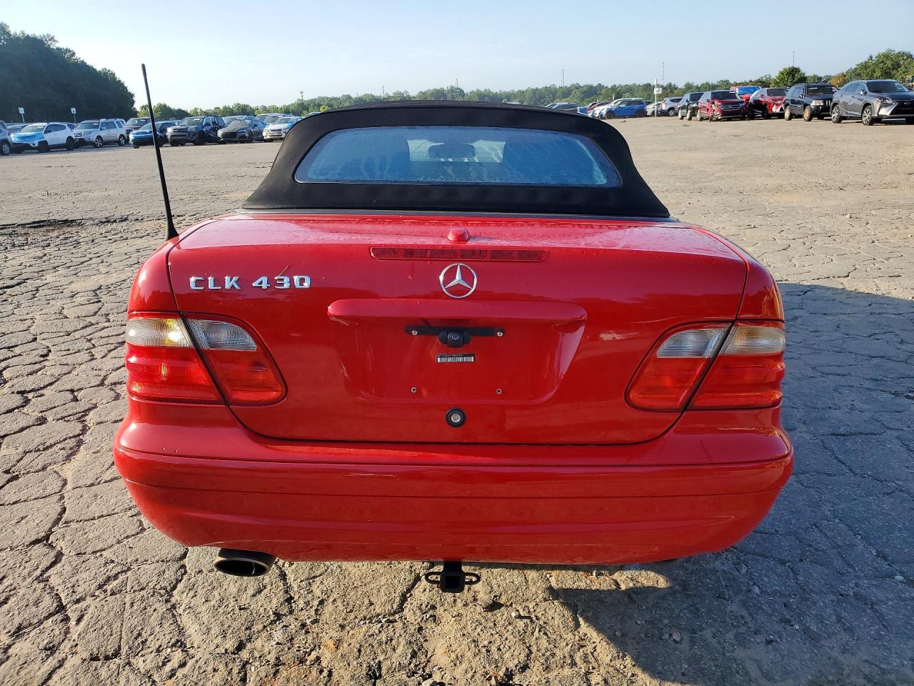 2001 Mercedes-benz Clk 430 Red vin: WDBLK70GX1T065756