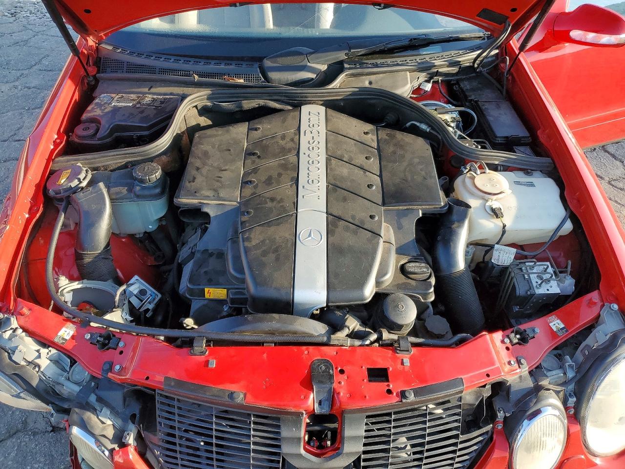 2001 Mercedes-benz Clk 430 Red vin: WDBLK70GX1T065756