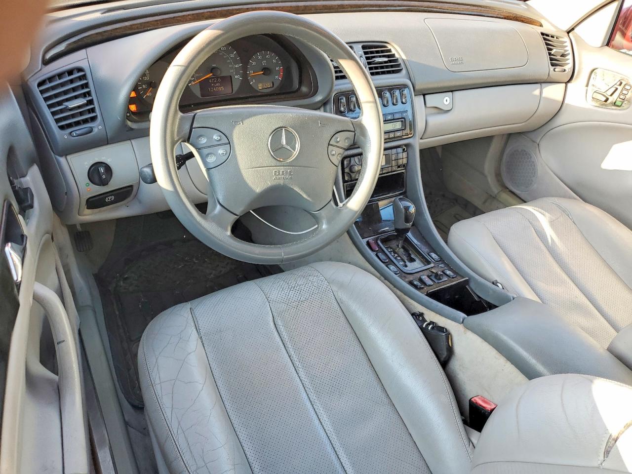 2001 Mercedes-benz Clk 430 Red vin: WDBLK70GX1T065756