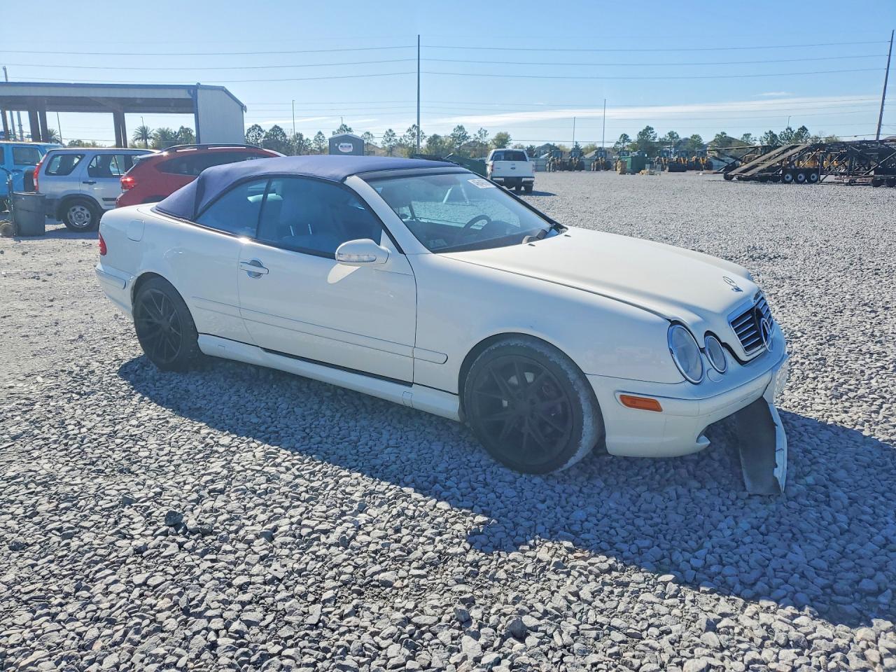 2003 Mercedes-benz Clk 430 White vin: WDBLK70GX3T129734