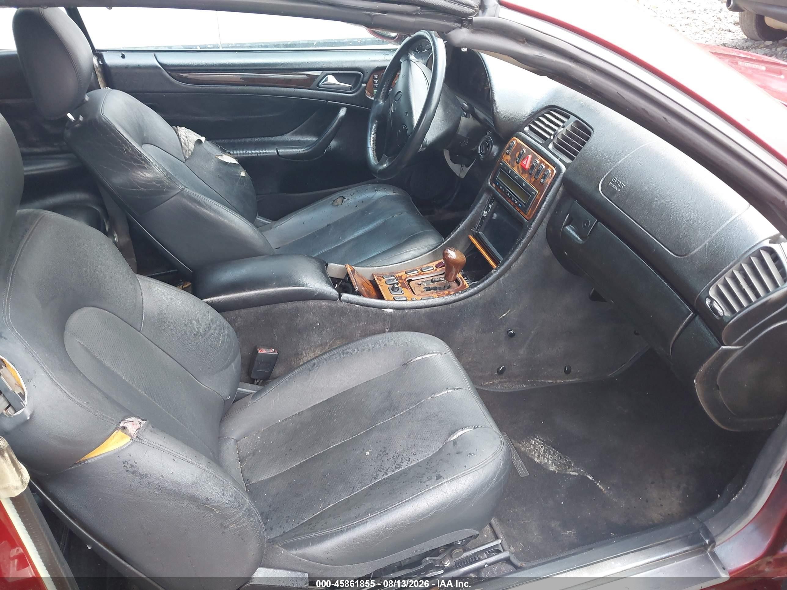 2003 Mercedes-benz Clk 430   Темно-бордовый vin: WDBLK70GX3T140958
