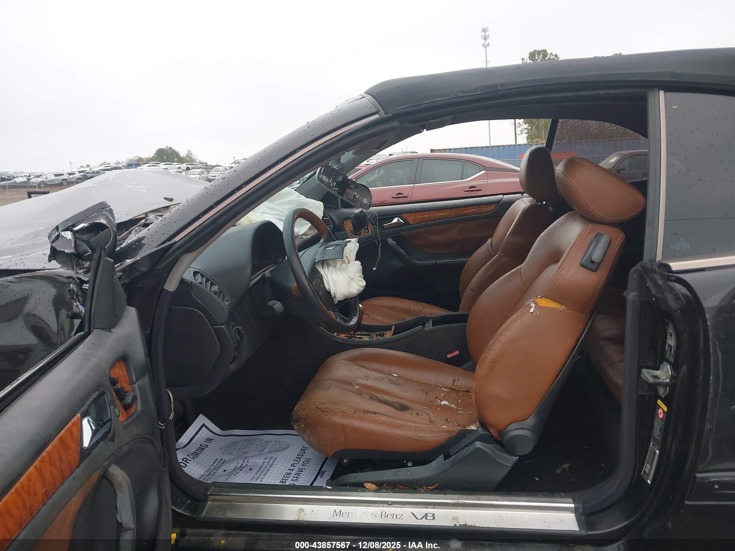 2003 Mercedes-benz Clk 430   Black vin: WDBLK70GX3T141575