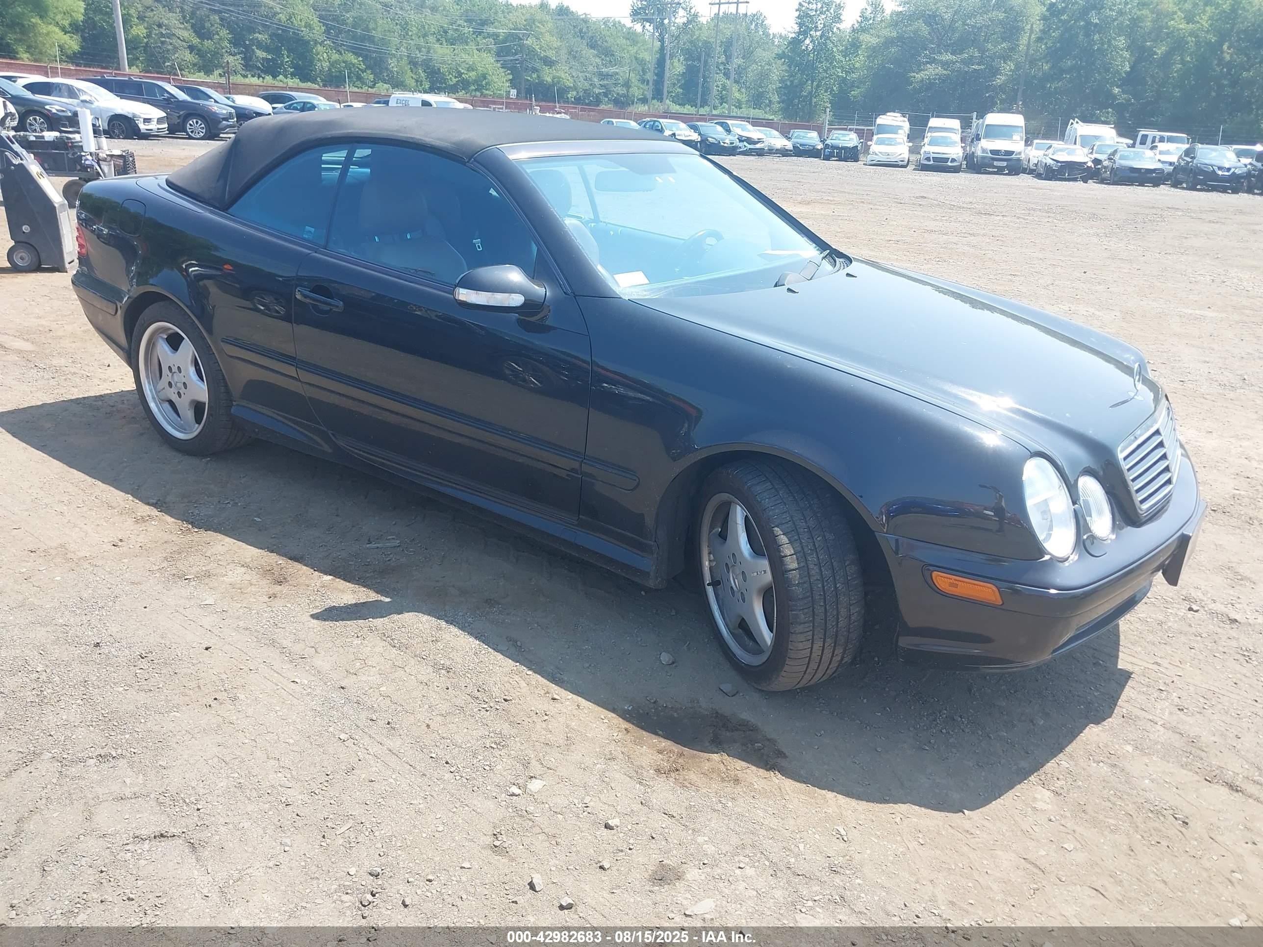 2000 Mercedes-benz Clk 430   Black vin: WDBLK70GXYT050491