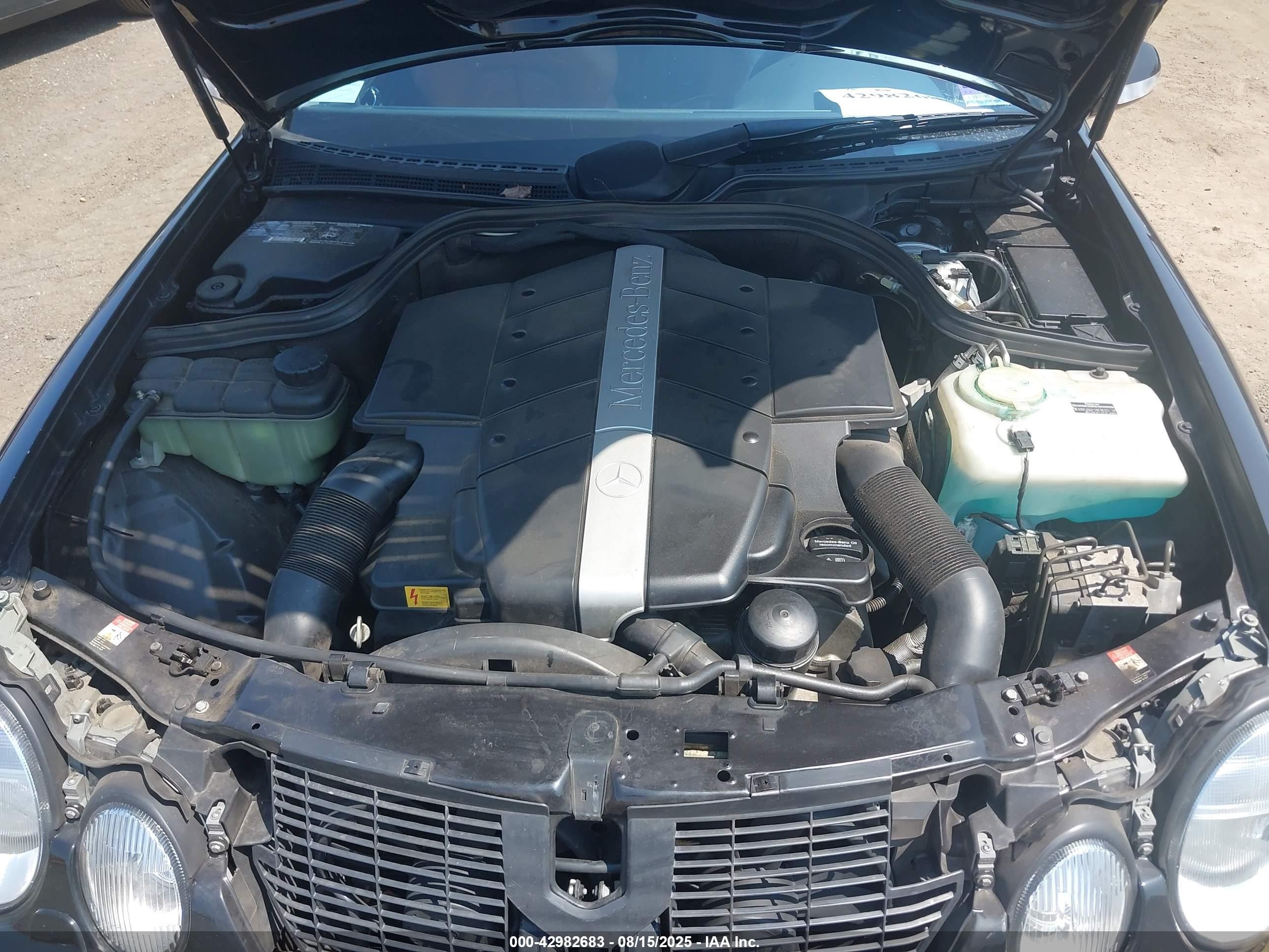 2000 Mercedes-benz Clk 430   Black vin: WDBLK70GXYT050491