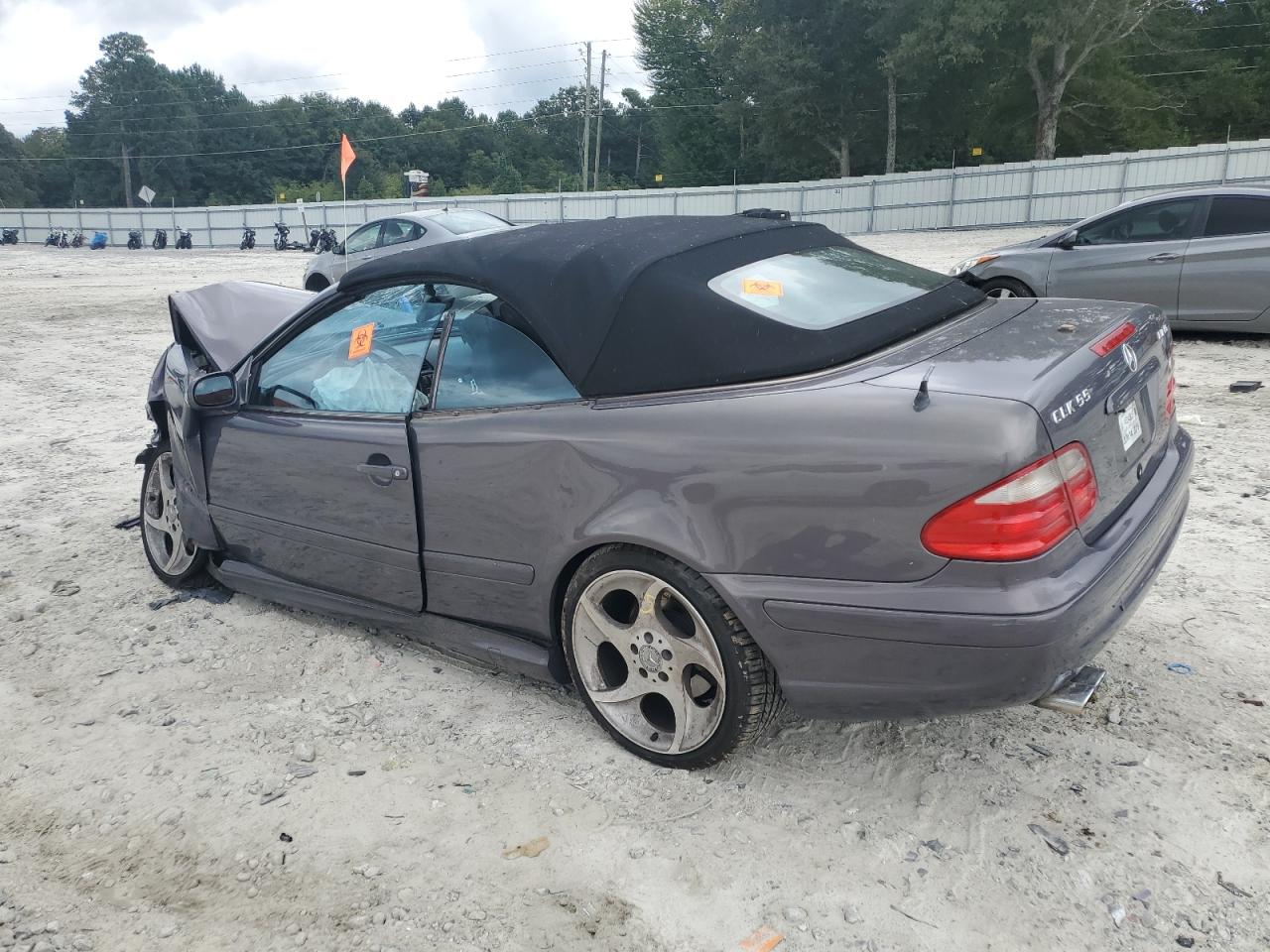 2002 Mercedes-benz Clk 55 Amg Gray vin: WDBLK74G02T119187