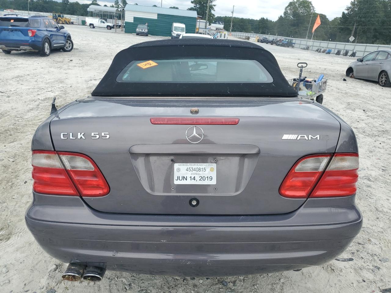 2002 Mercedes-benz Clk 55 Amg Gray vin: WDBLK74G02T119187