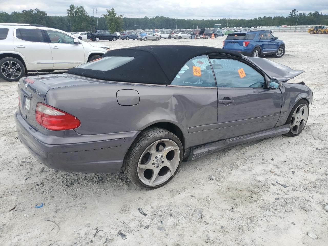 2002 Mercedes-benz Clk 55 Amg Gray vin: WDBLK74G02T119187