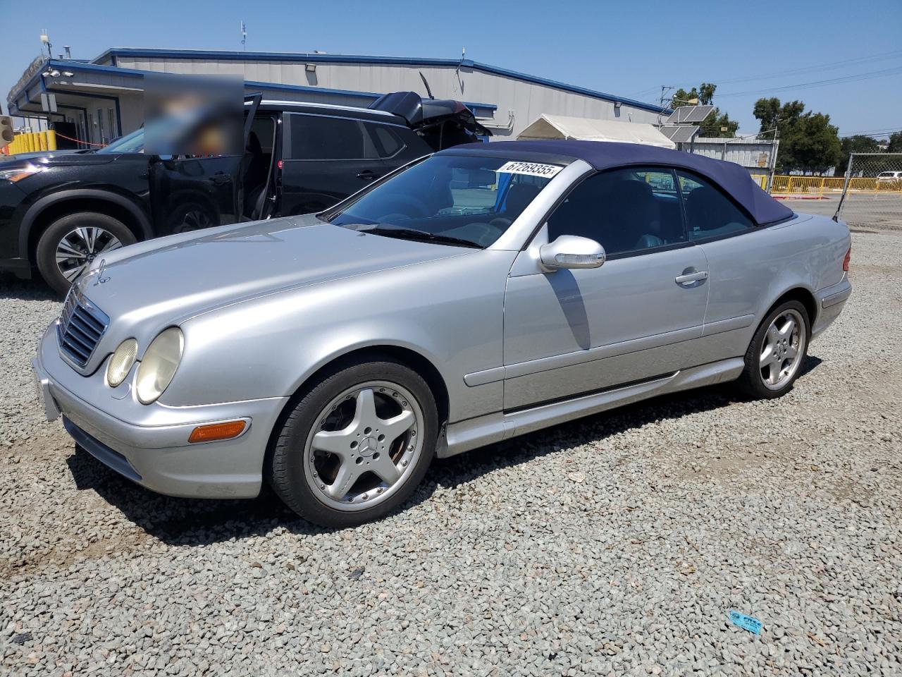 2002 Mercedes-benz Clk 55 Amg Silver vin: WDBLK74G32T120124