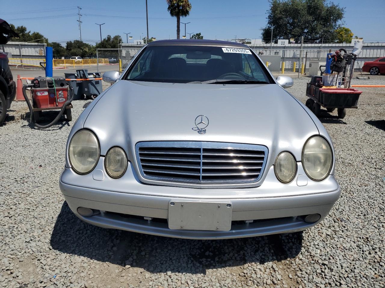 2002 Mercedes-benz Clk 55 Amg Silver vin: WDBLK74G32T120124