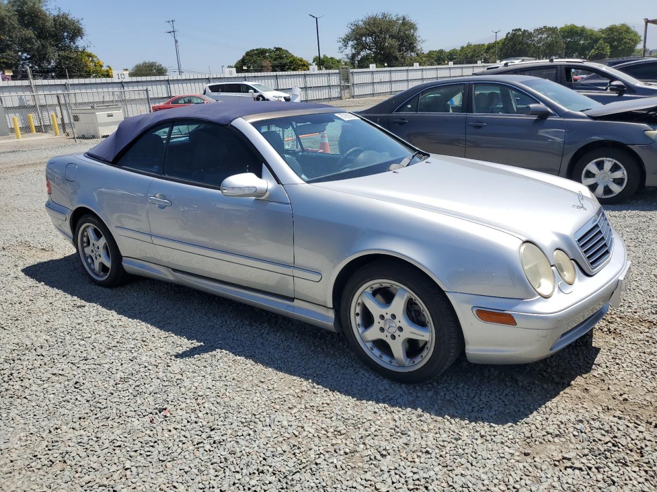 2002 Mercedes-benz Clk 55 Amg Silver vin: WDBLK74G32T120124