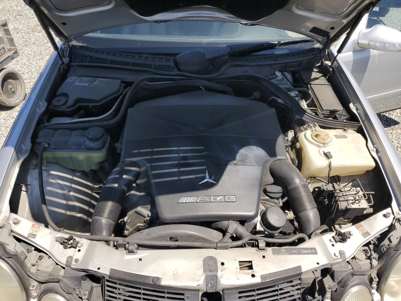 2002 Mercedes-benz Clk 55 Amg Silver vin: WDBLK74G32T120124