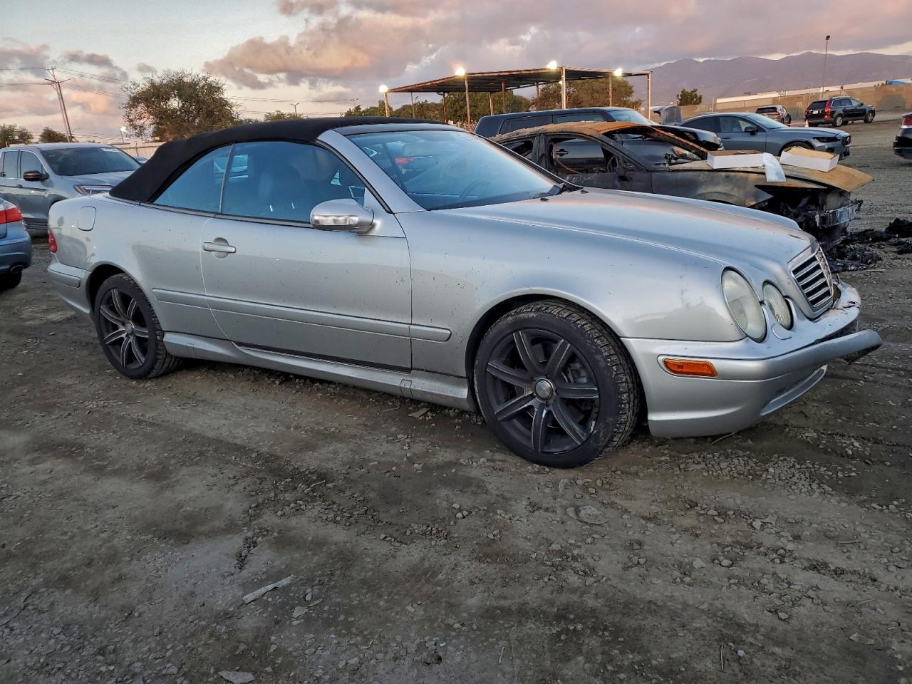 2002 Mercedes-benz Clk 55 Amg Silver vin: WDBLK74G62T103012