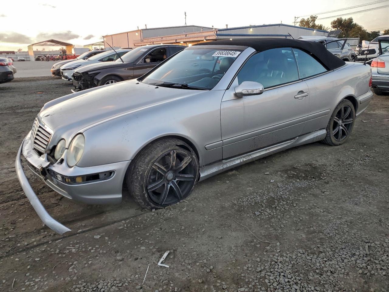 2002 Mercedes-benz Clk 55 Amg Silver vin: WDBLK74G62T103012