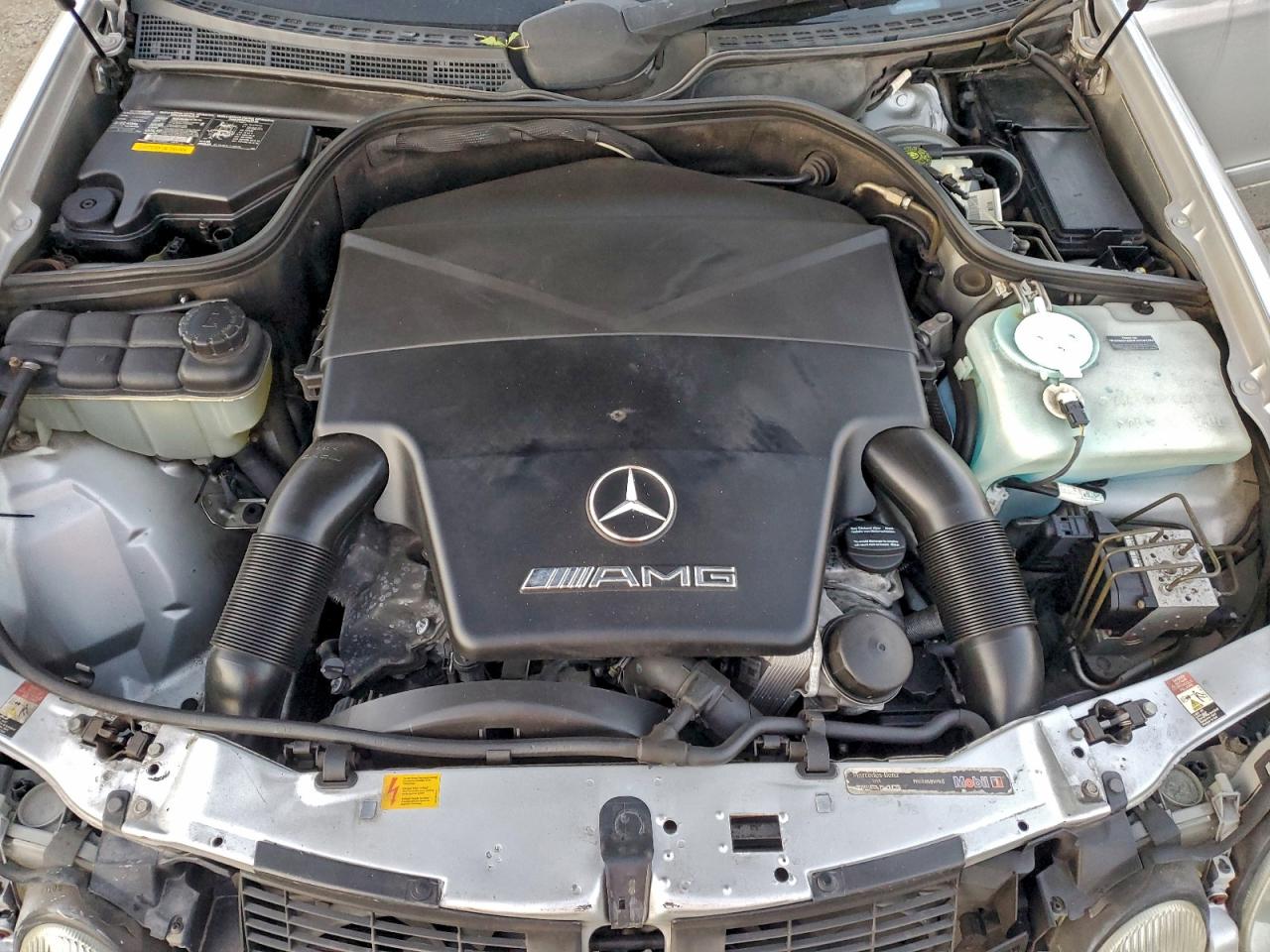 2002 Mercedes-benz Clk 55 Amg Silver vin: WDBLK74G62T103012