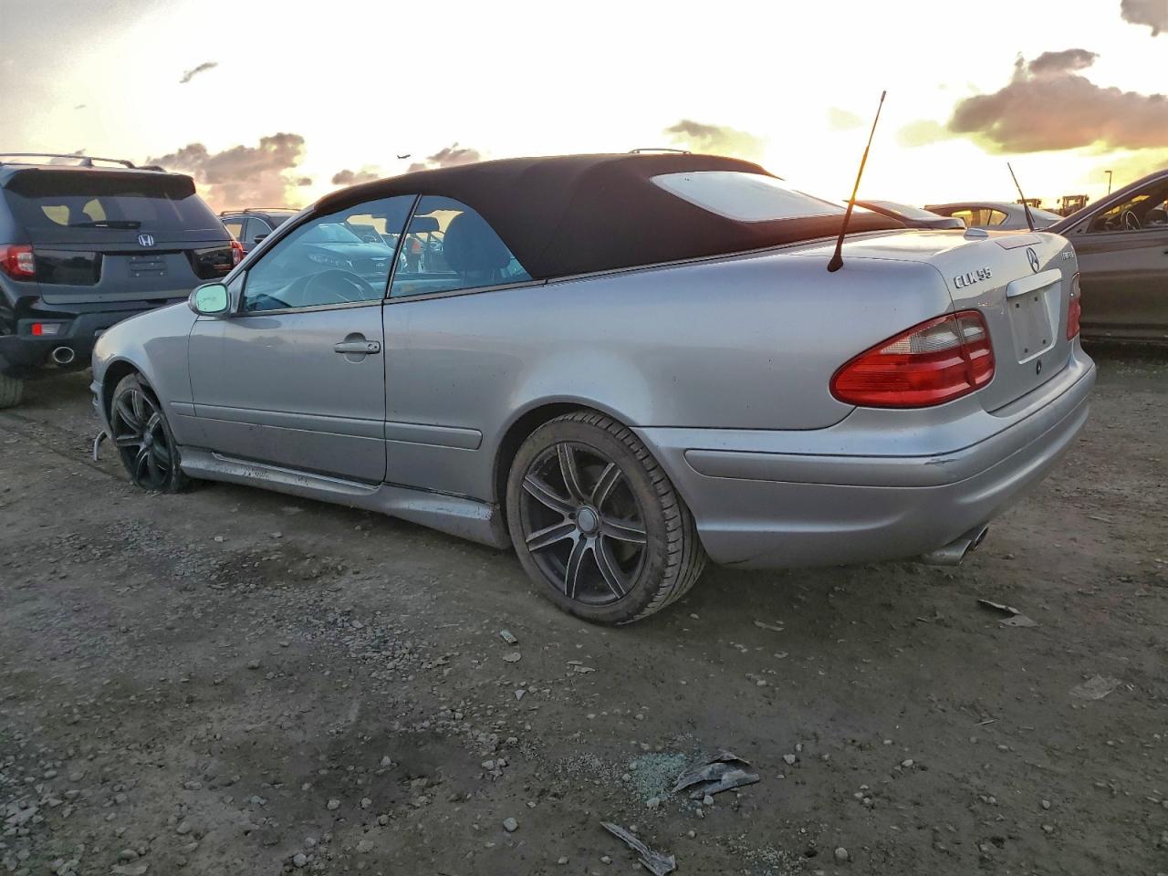2002 Mercedes-benz Clk 55 Amg Silver vin: WDBLK74G62T103012