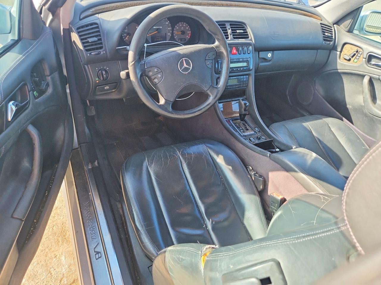 2002 Mercedes-benz Clk 55 Amg Silver vin: WDBLK74G72T115976