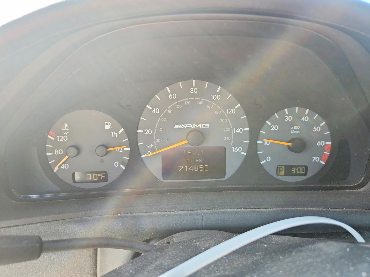 2002 Mercedes-benz Clk 55 Amg Silver vin: WDBLK74G72T115976