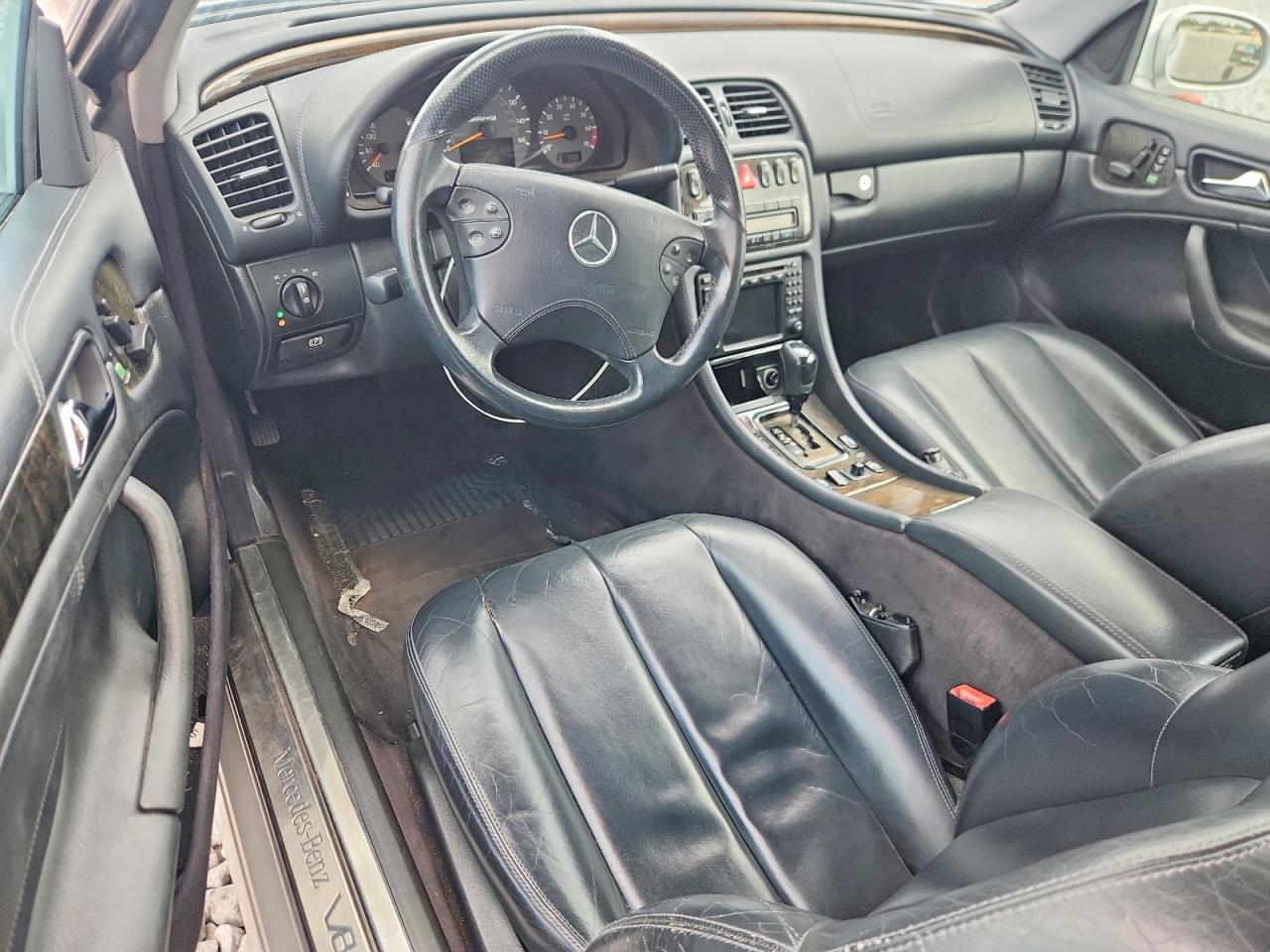 2002 Mercedes-benz Clk 55 Amg Silver vin: WDBLK74G82T101262