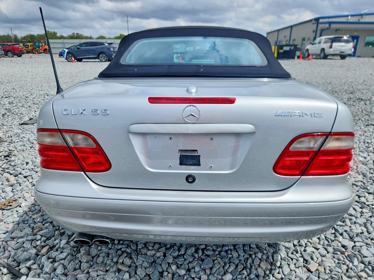 2002 Mercedes-benz Clk 55 Amg Silver vin: WDBLK74G82T101262