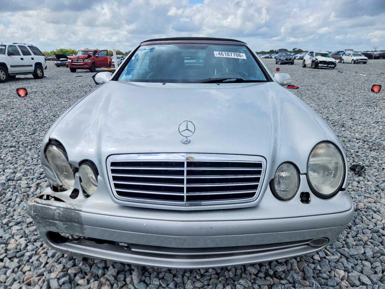 2002 Mercedes-benz Clk 55 Amg Silver vin: WDBLK74G82T101262