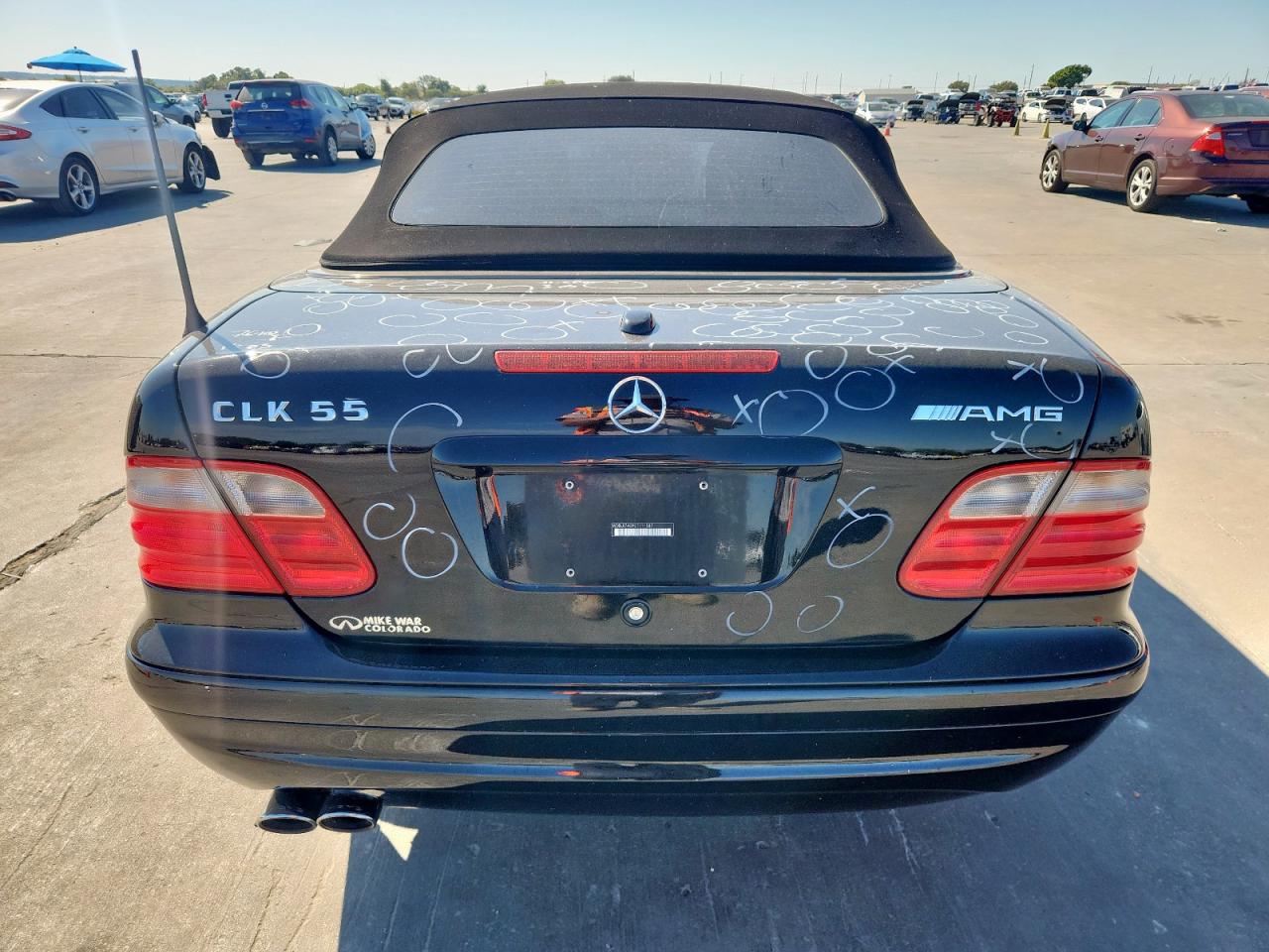 2002 Mercedes-benz Clk 55 Amg Black vin: WDBLK74G92T111587