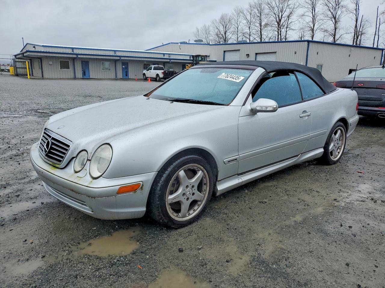 2002 Mercedes-benz Clk 55 Amg Серебряный vin: WDBLK74GX2T102297