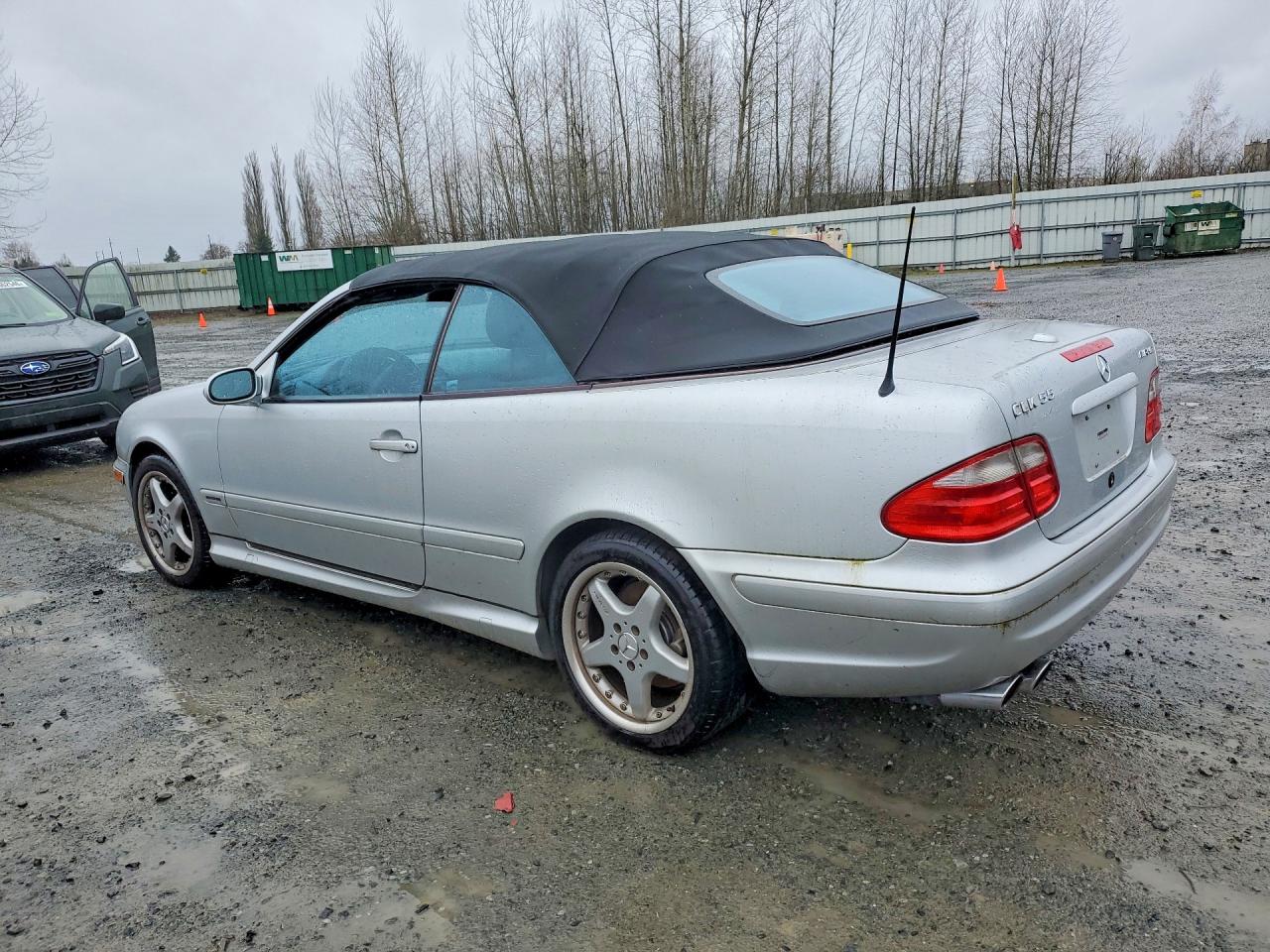 2002 Mercedes-benz Clk 55 Amg Серебряный vin: WDBLK74GX2T102297
