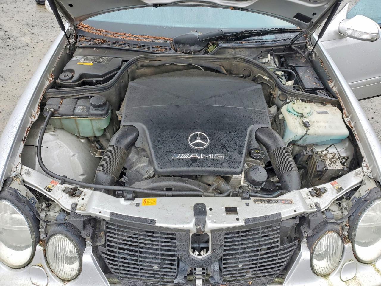 2002 Mercedes-benz Clk 55 Amg Серебряный vin: WDBLK74GX2T102297