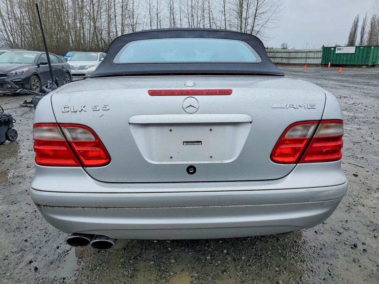 2002 Mercedes-benz Clk 55 Amg Серебряный vin: WDBLK74GX2T102297