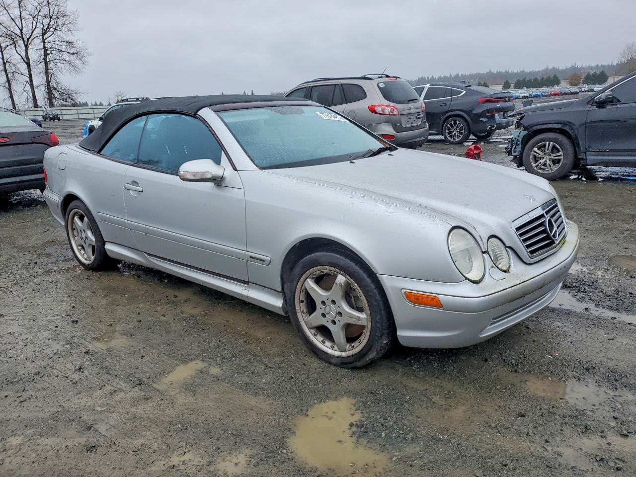 2002 Mercedes-benz Clk 55 Amg Серебряный vin: WDBLK74GX2T102297