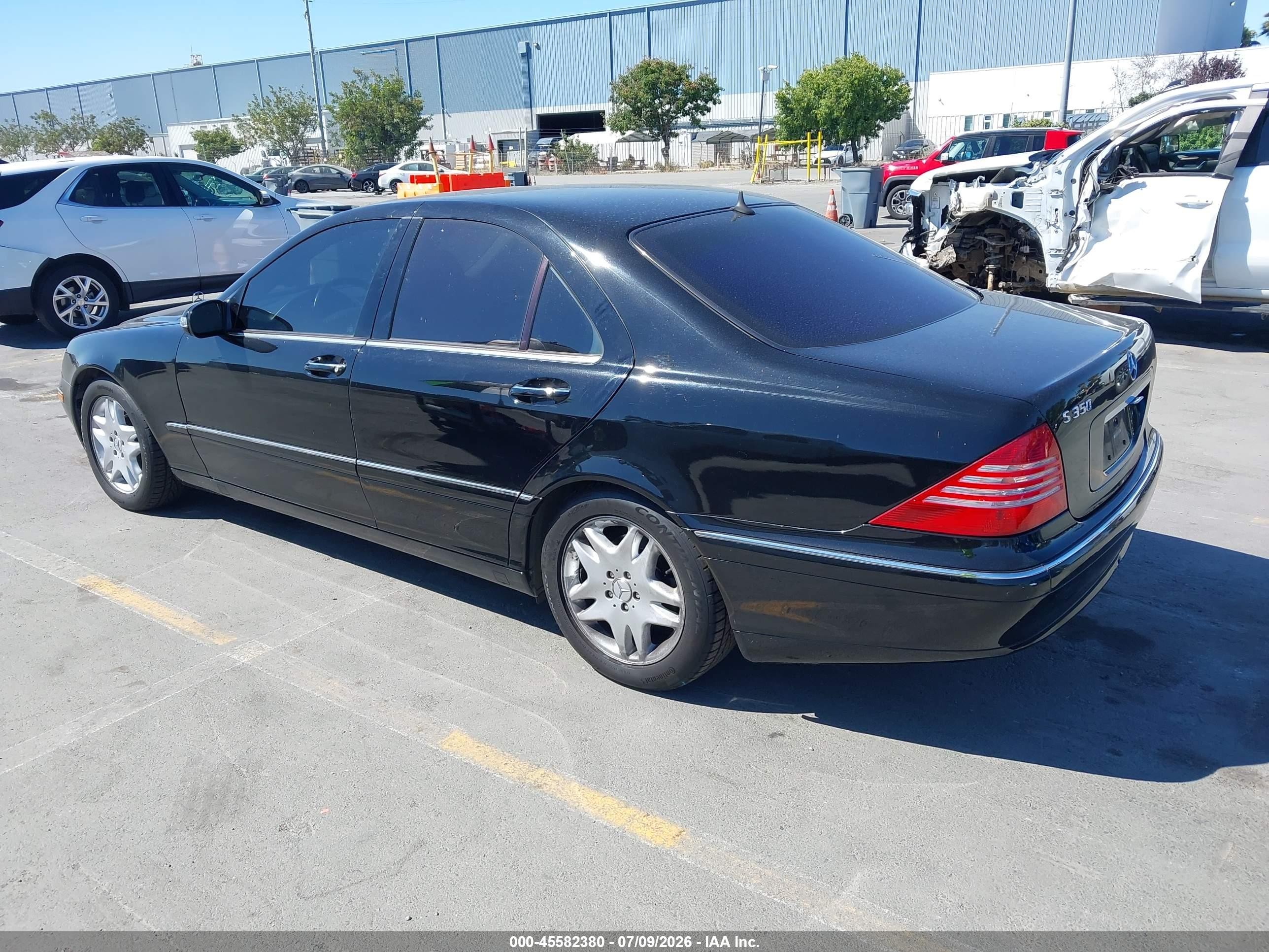 2006 Mercedes-benz S 350   Black vin: WDBNF67J06A465725