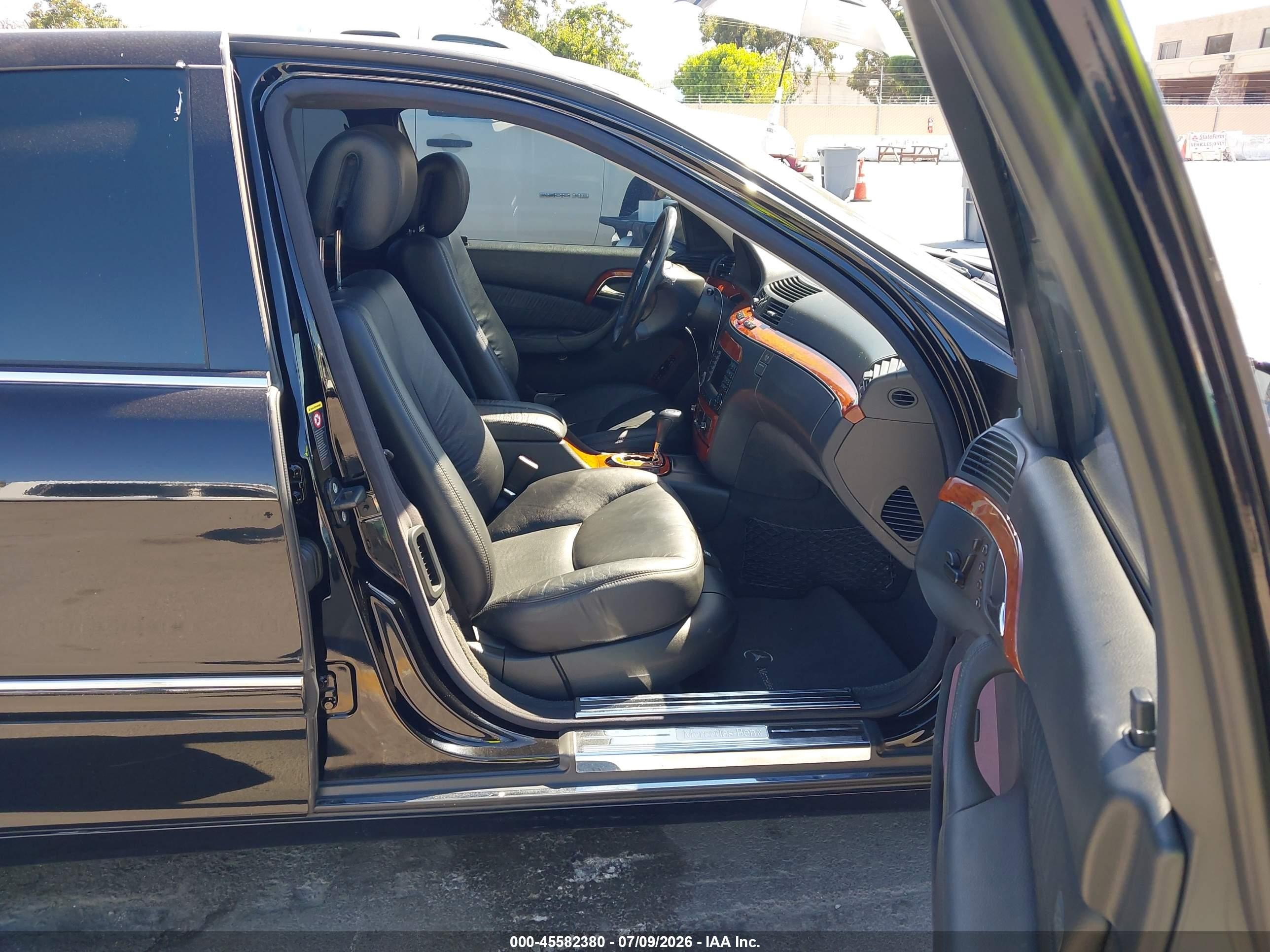 2006 Mercedes-benz S 350   Black vin: WDBNF67J06A465725