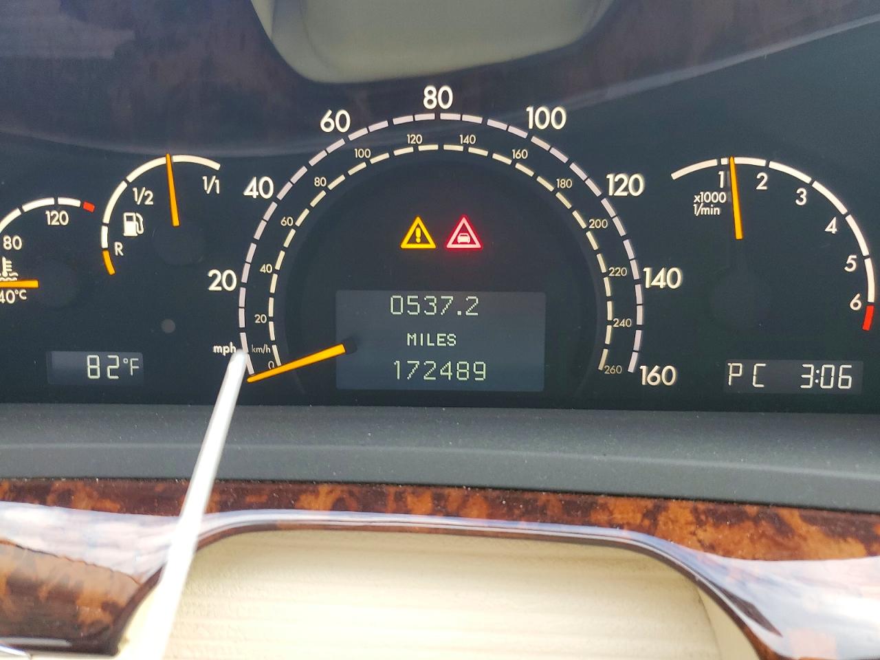 2006 Mercedes-benz S 350 Gray vin: WDBNF67J06A483559
