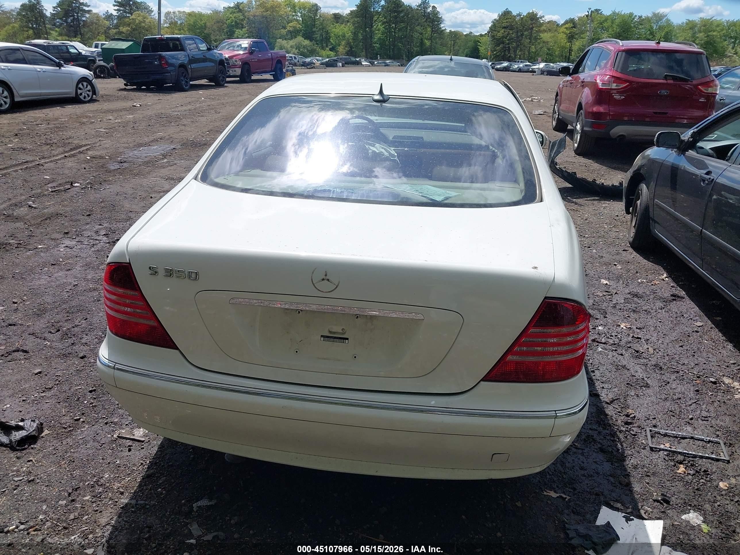 2006 Mercedes-benz S 350   Белый vin: WDBNF67J56A477773