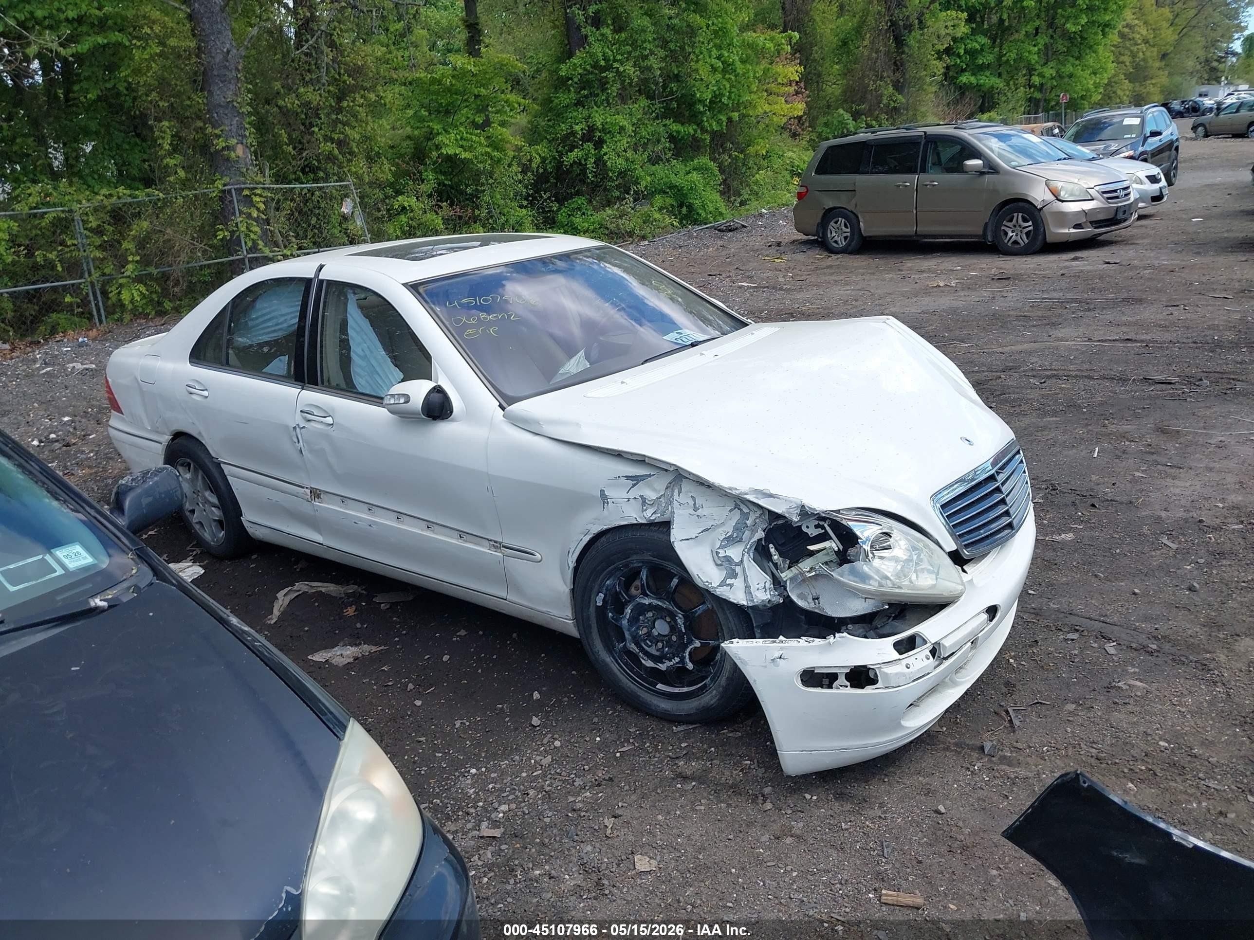 2006 Mercedes-benz S 350   Белый vin: WDBNF67J56A477773