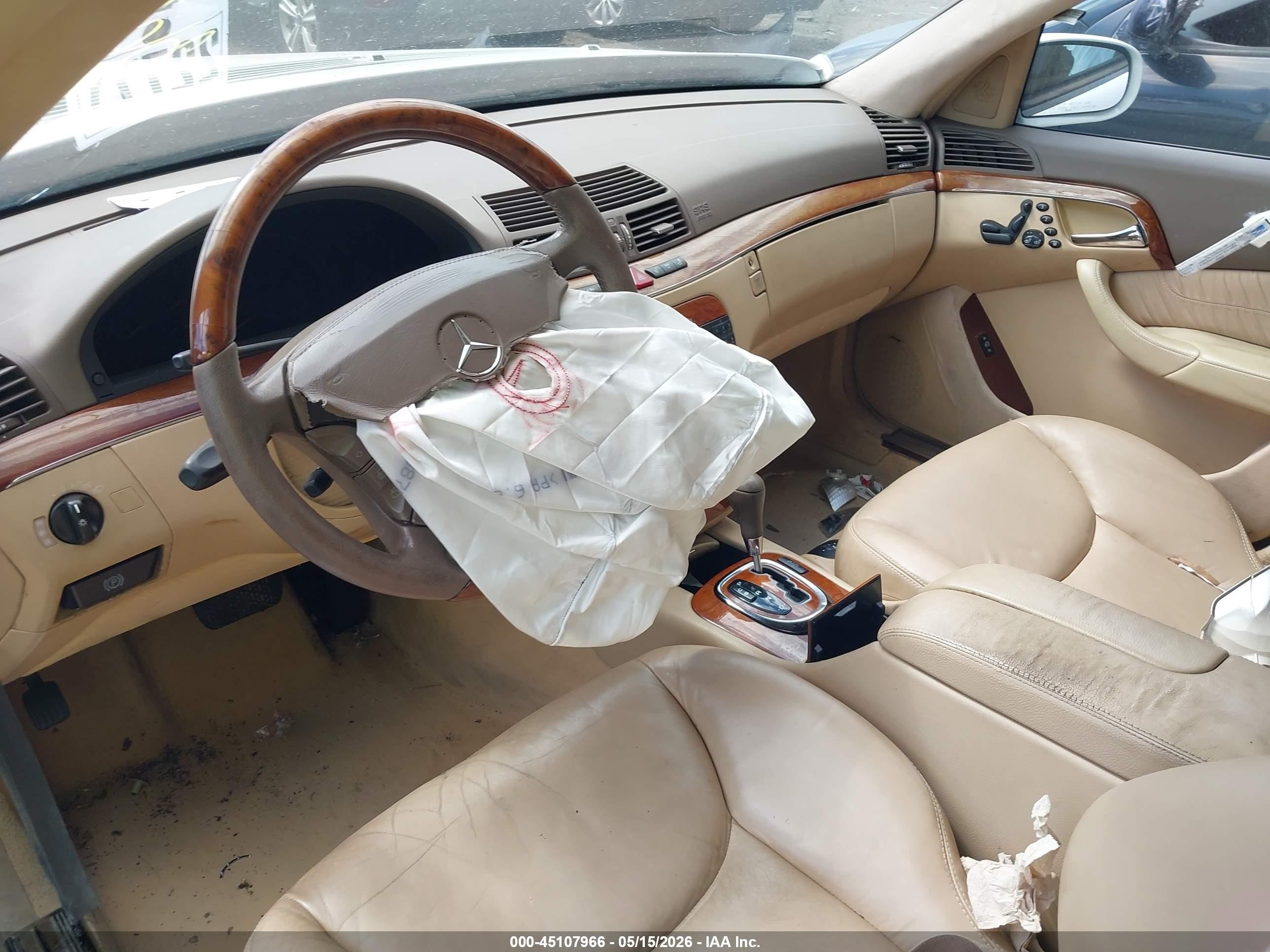 2006 Mercedes-benz S 350   Белый vin: WDBNF67J56A477773
