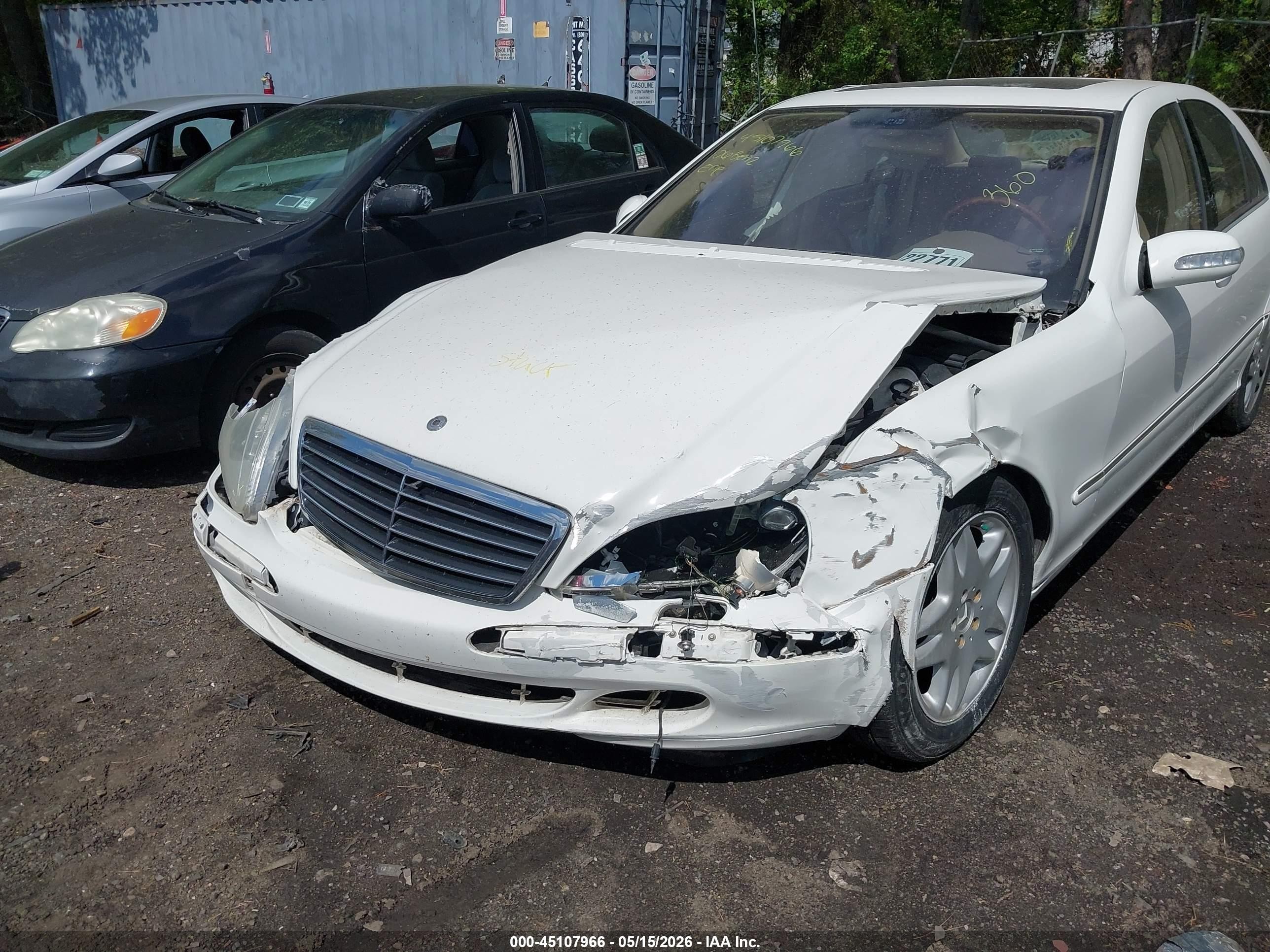 2006 Mercedes-benz S 350   Белый vin: WDBNF67J56A477773